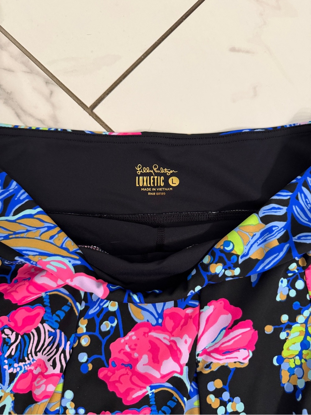 Lilly Pulitzer Floral Print Skort - Picture 2 of 3